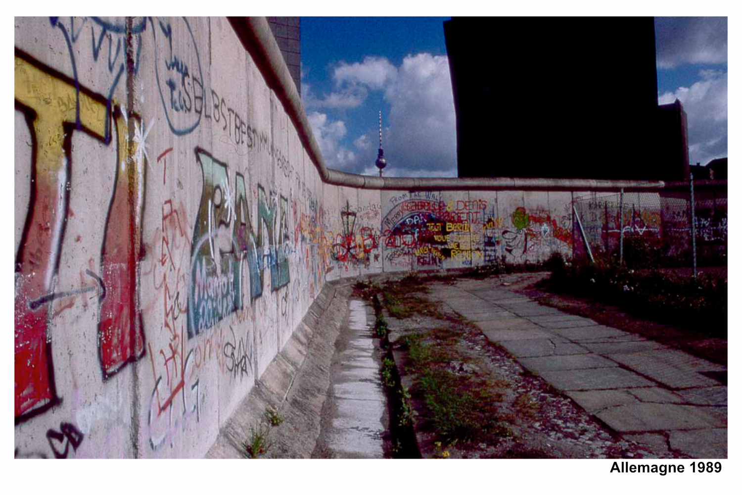 Berlin 1989 / 1990, le mur